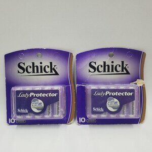Schick Lady Protector Razor Blade Refills For Women 2 Packs of 10